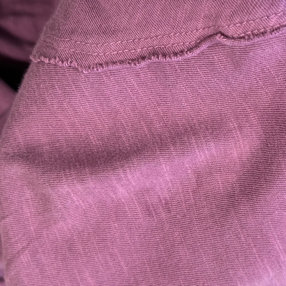 We The Free Free People Purple Arden Long Sleeve Tee - Picture 8 of 12